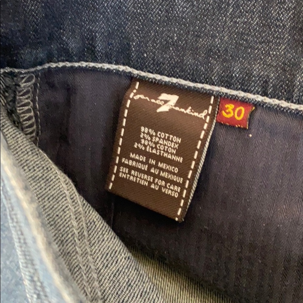 7 for All Mankind Original Bootcut Jeans sz 30 - Picture 4 of 6